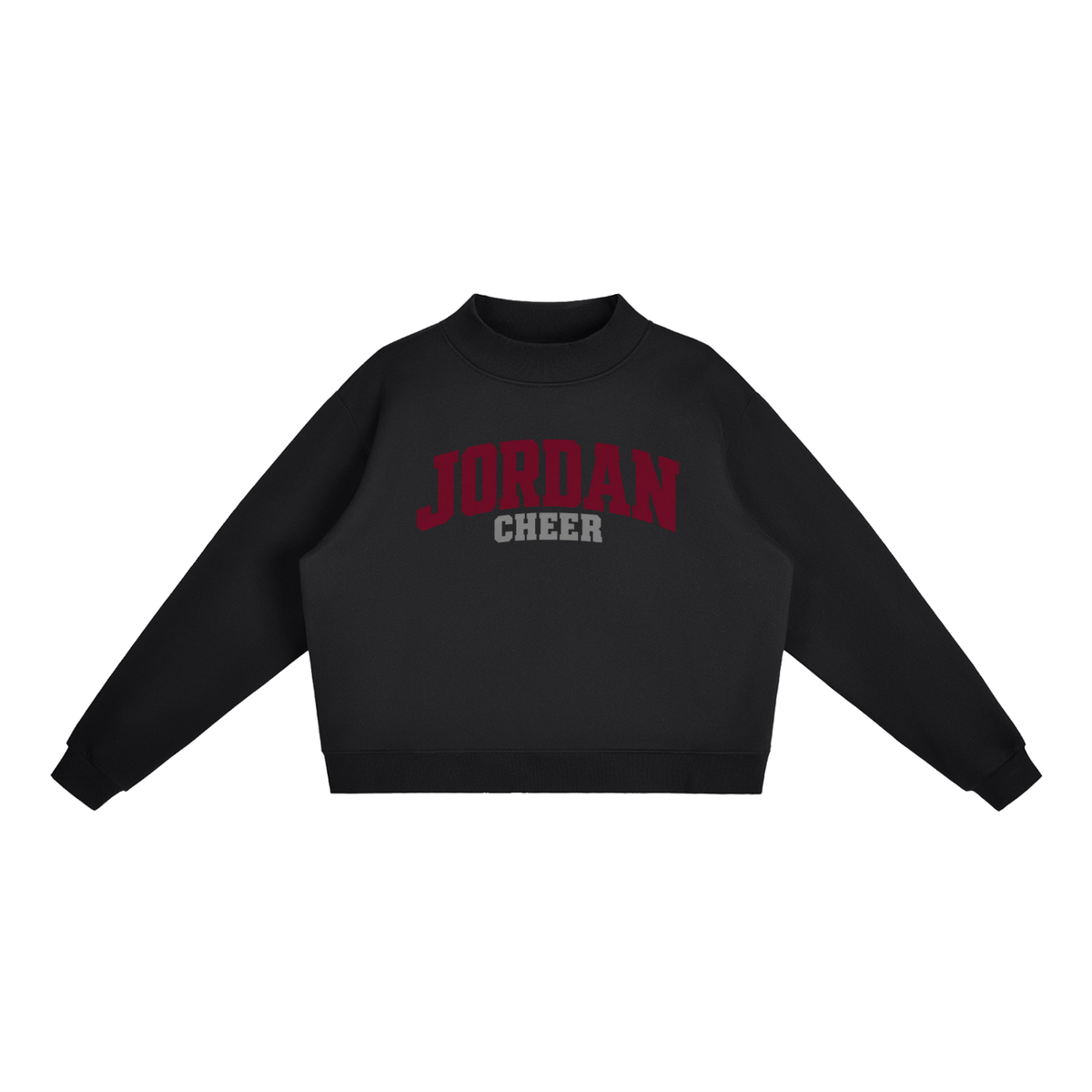 Basic 1 Jordan Essential Fleece Mock-Neck Crew Sweatshirt (printed)