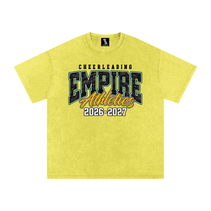 Vintage Empire Snow Washed Oversized Cotton T-Shirt