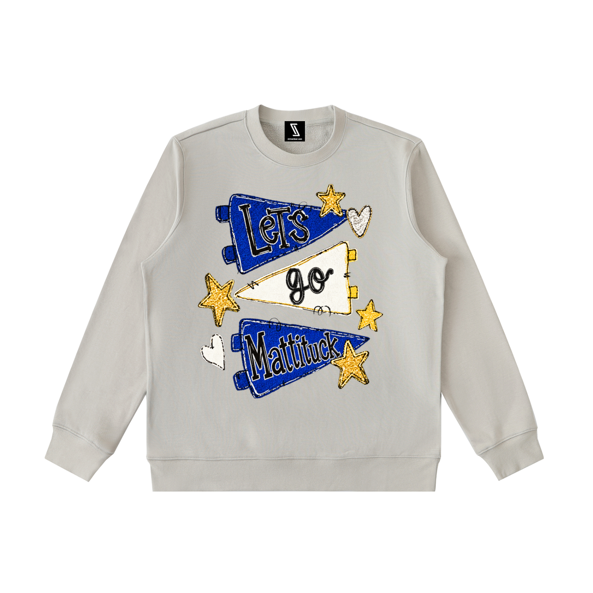 Lets Go Mattituck Essential Heavyweight Crewneck Sweatshirt