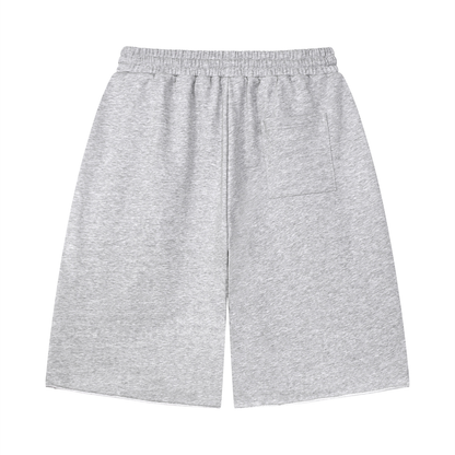 Unisex Loose Raw Edge Shorts