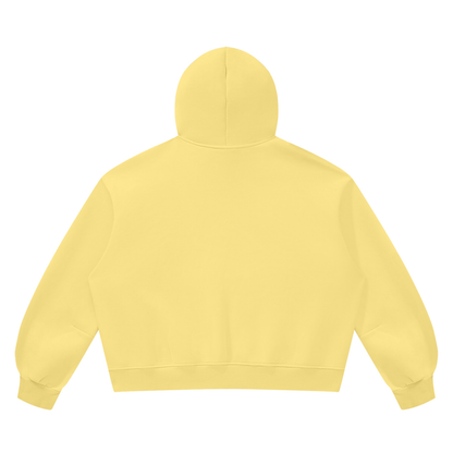 Unisex Vintage Wash Boxy Fleece Hoodie