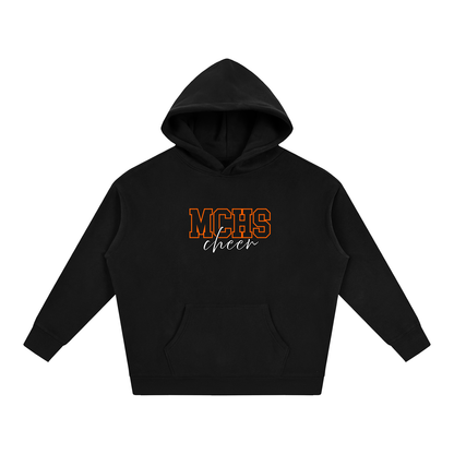 Cursive Front Meigs County Oversize Fleeced Hoodie