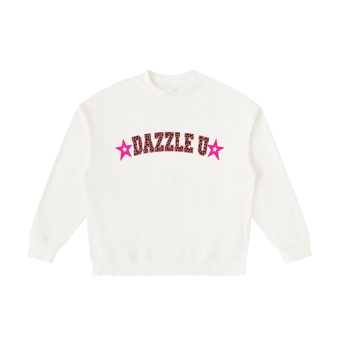 Youth Leopard Crewneck Sweatshirt