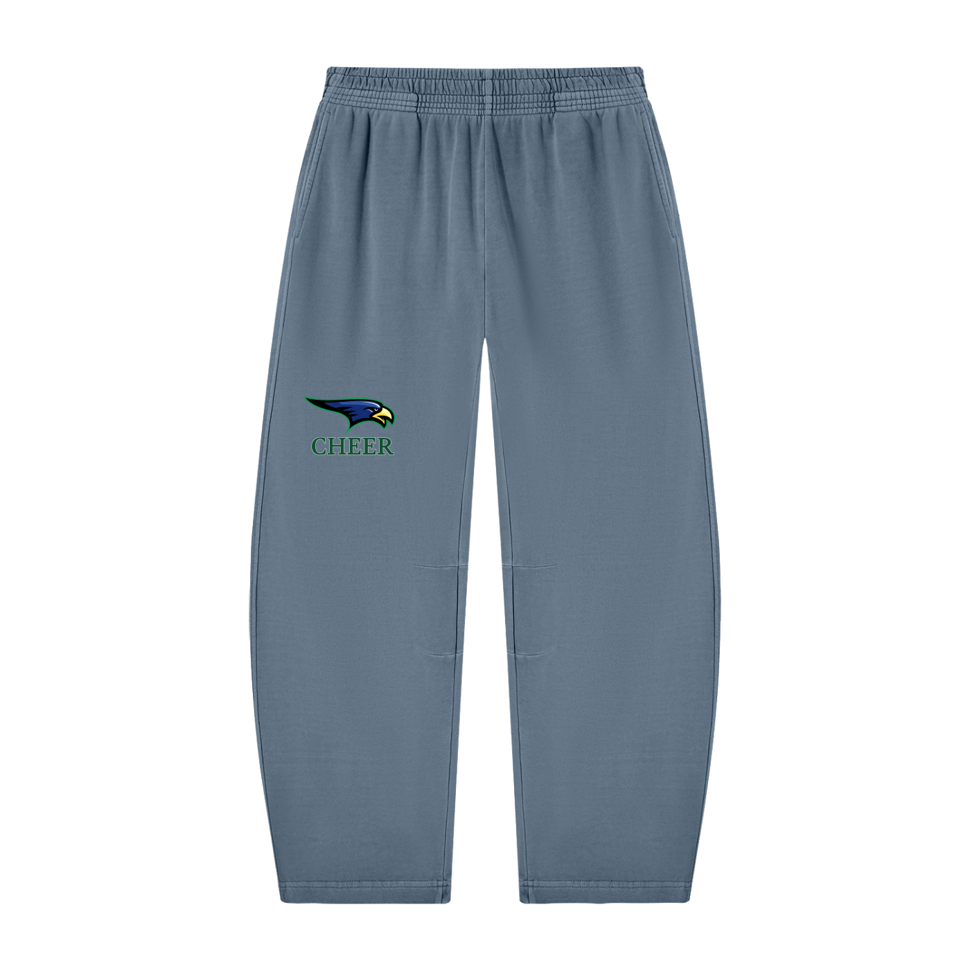 Unisex Vintage Washed Barrel Leg Sweatpants
