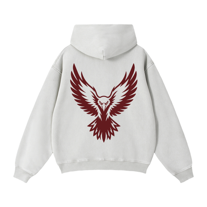 Zip-Through Boxy Fleece Hoodie
