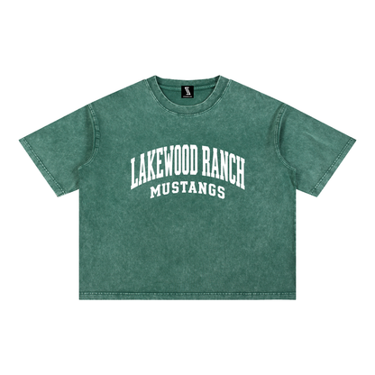 Mineral Wash Boxy Cotton T-Shirt