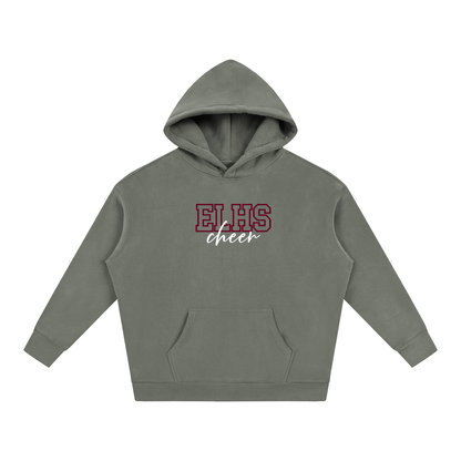Cursive Front East Lyme Oversize Fleeced Hoodie