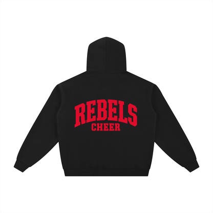 Simple UNLV Essential Fleece Zip-Through Hoodie