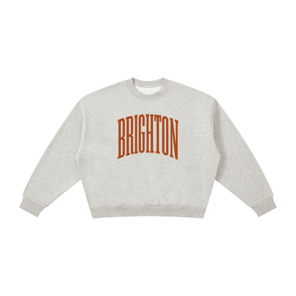 Boxy Fleece Crewneck Sweatshirt