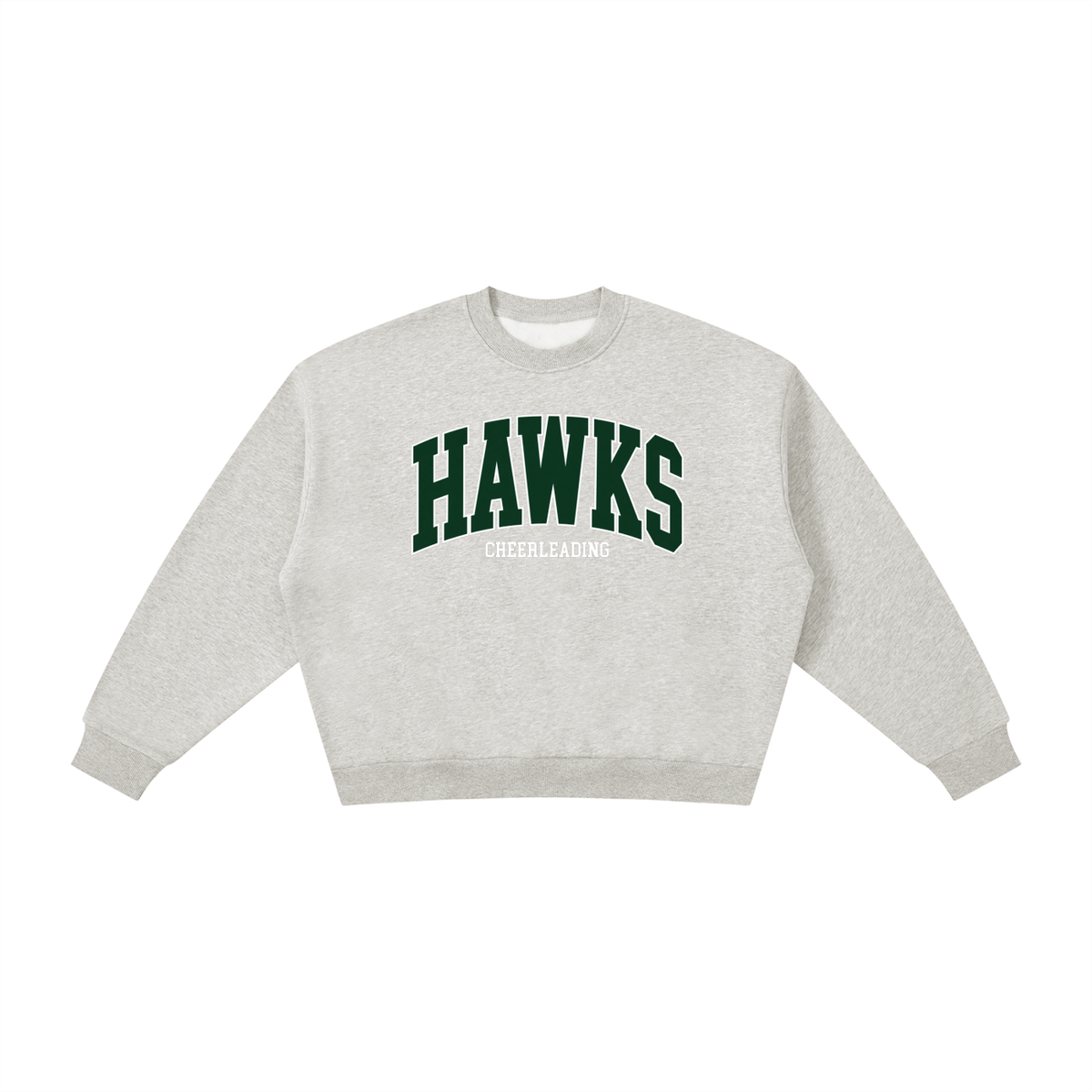 HAWKS Boxy Fleece Crewneck Sweatshirt
