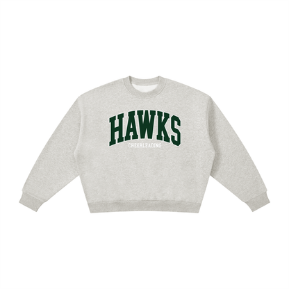 HAWKS Boxy Fleece Crewneck Sweatshirt