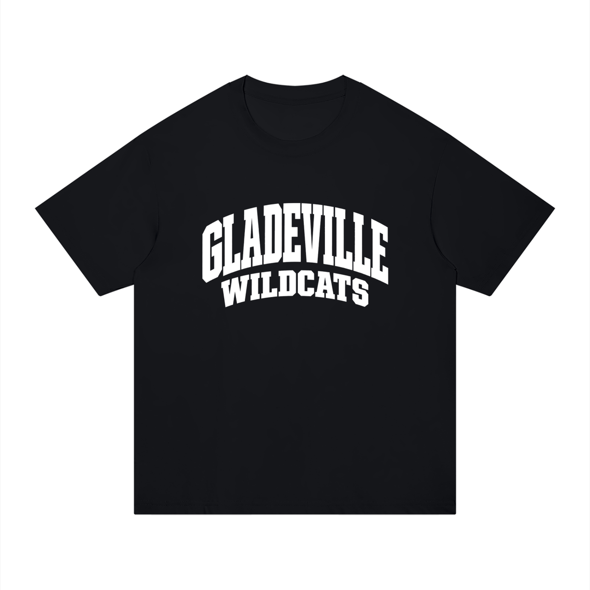Basic 2 White Gladeville Unisex Regular Fit Cotton T-Shirt