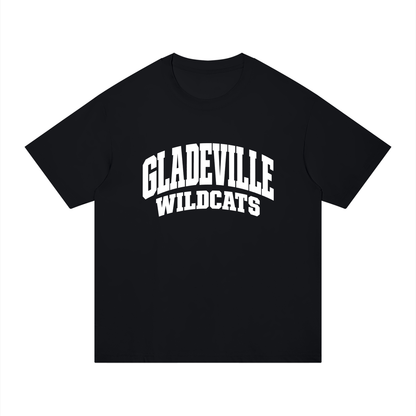 Basic 2 White Gladeville Unisex Regular Fit Cotton T-Shirt