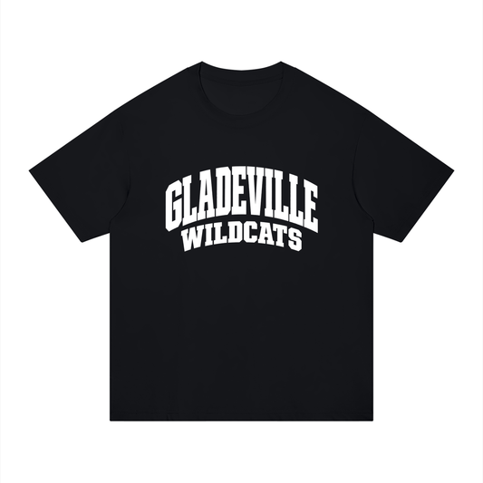Basic 2 White Gladeville Unisex Regular Fit Cotton T-Shirt