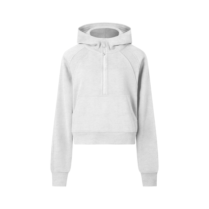 Strive Cropped Half-Zip Hoodie