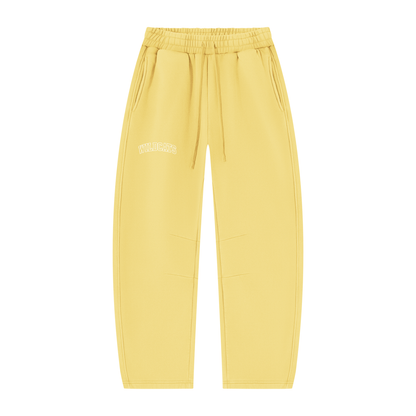 Unisex Vintage Wash Barrel Leg Fleece Sweatpants