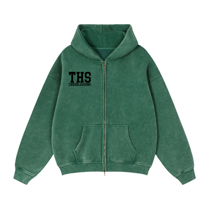 Boxy Full-Zip Hoodie