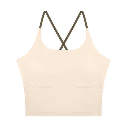 Strive Colorblock Crop Tank
