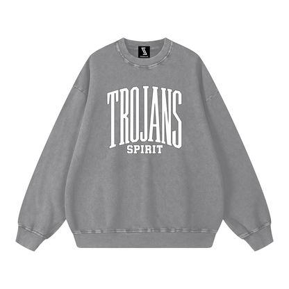 Snow Washed Oversized Sweatshirt