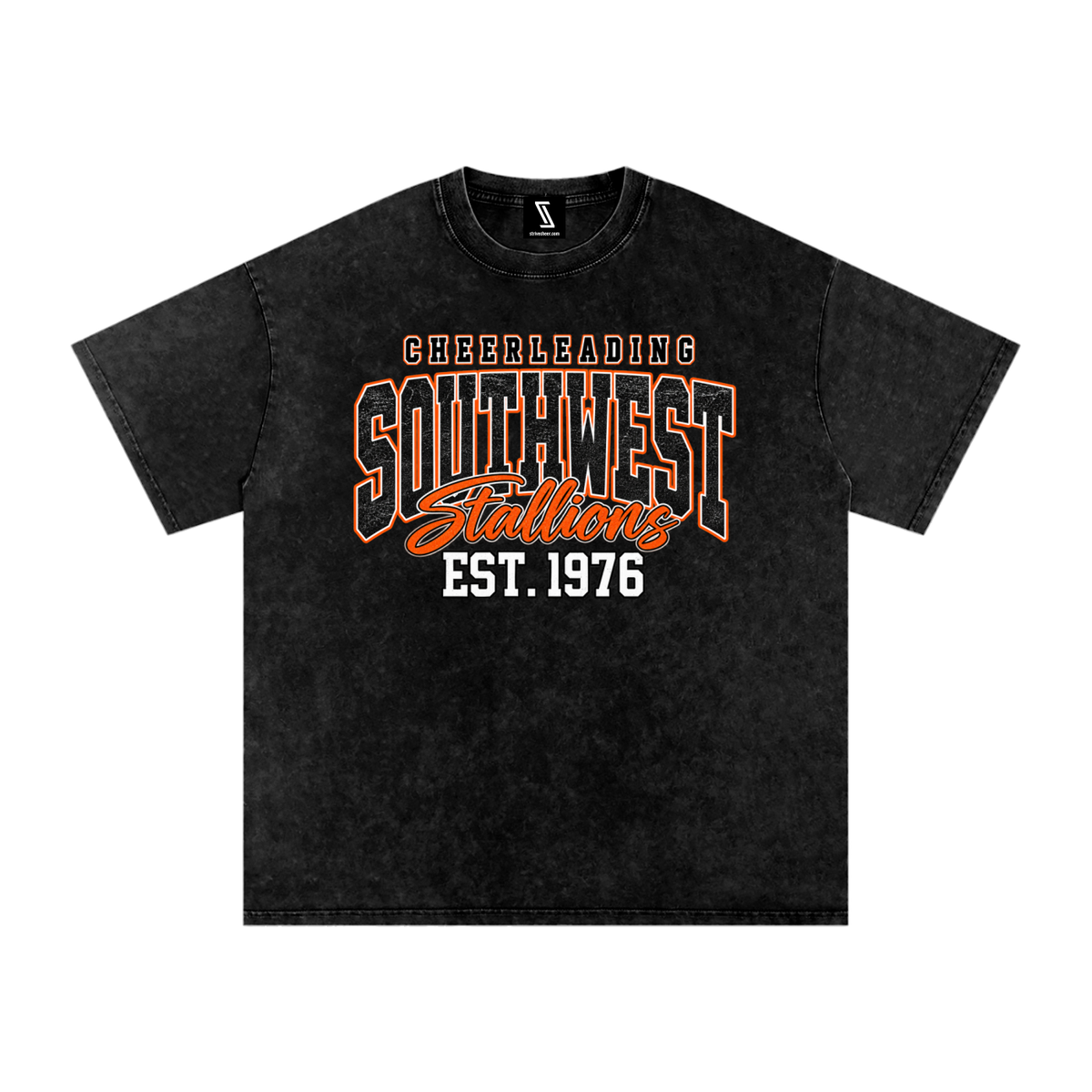 Vintage Southwest Snow Washed Oversized Cotton T-Shirt