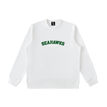 Cursive Seahawks Essential Heavyweight Crewneck Sweatshirt