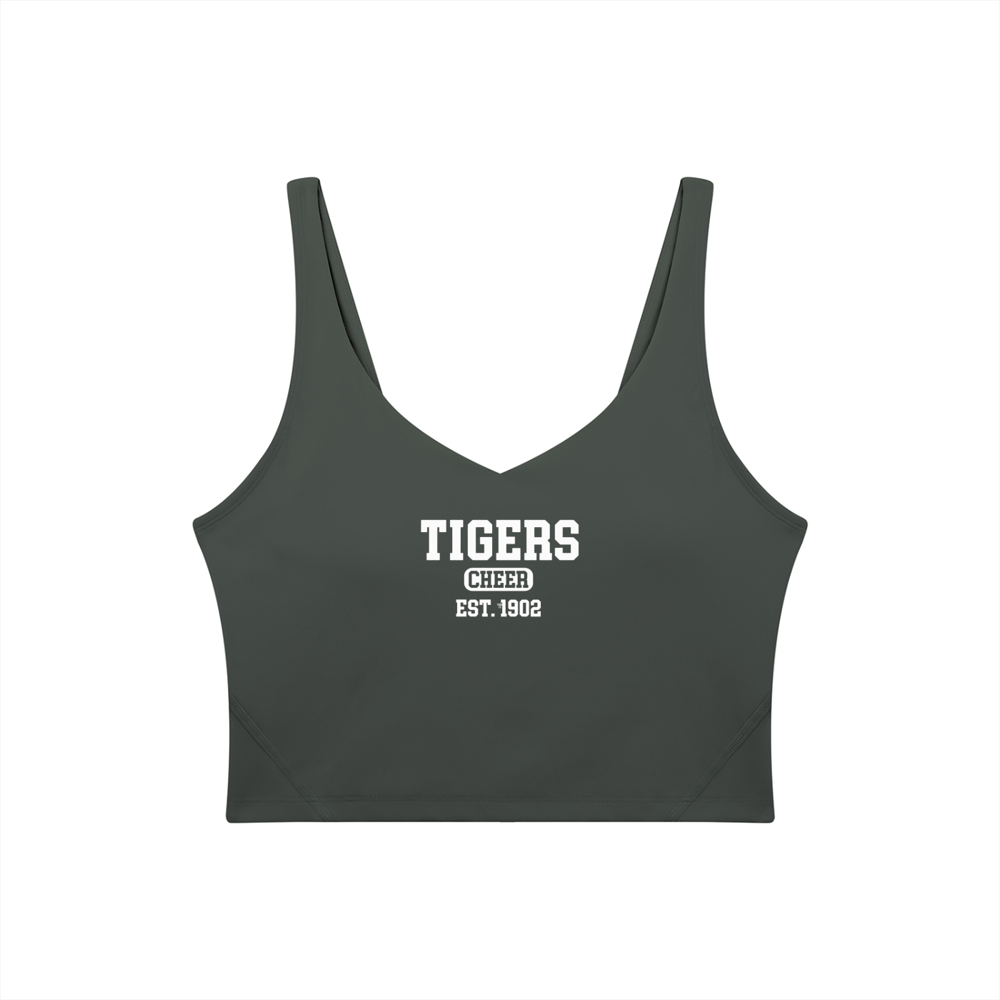 Old School Gunter Women's V-Neck Yoga Sports Bra
