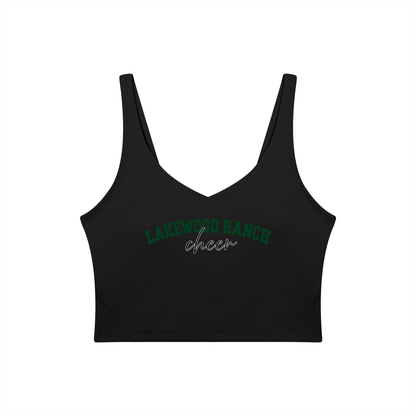 Cursive Lakewood Ranch Women's V-Neck Yoga Sports Bra