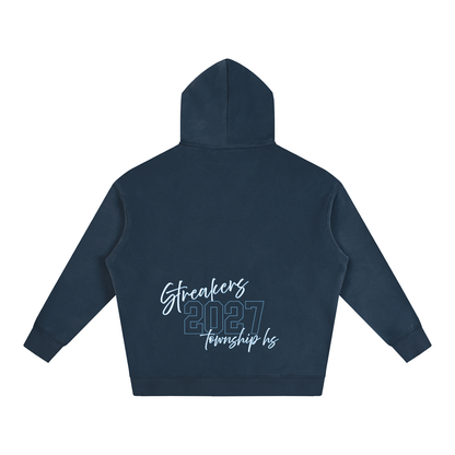 Oversized Cursive Hoodie