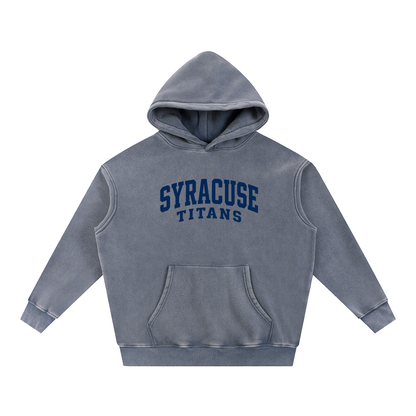 Snow Wash Fleece Oversize Hoodie