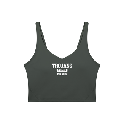 Old School James Island Women's V-Neck Yoga Sports Bra