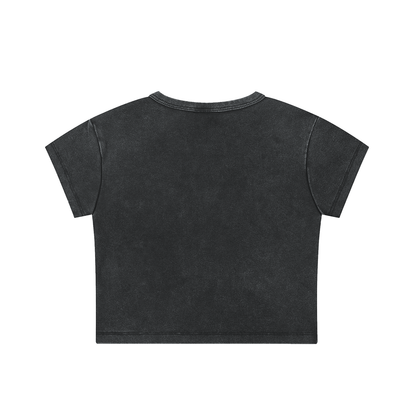 Snow Washed Crop Top