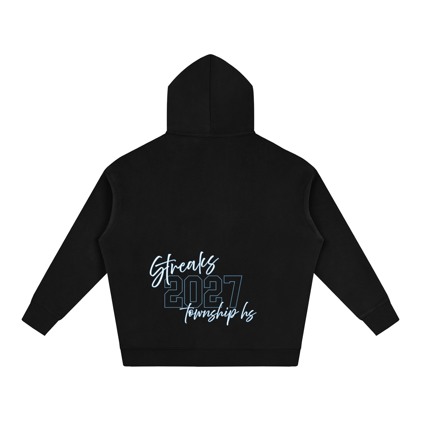 Oversize Cursive Hoodie