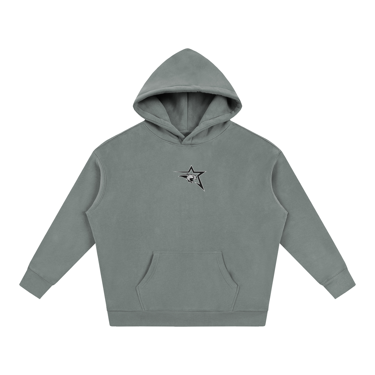 Vector Star Front Cardinal Mooney Oversize Fleeced Hoodie
