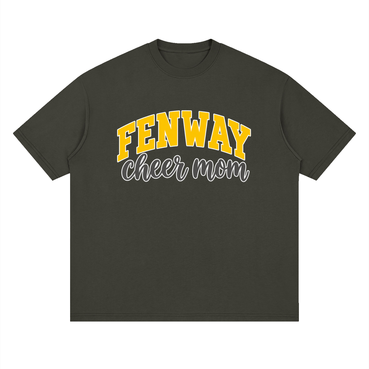 Cheer Mom Fenway Oversized Drop Shoulder T-Shirt