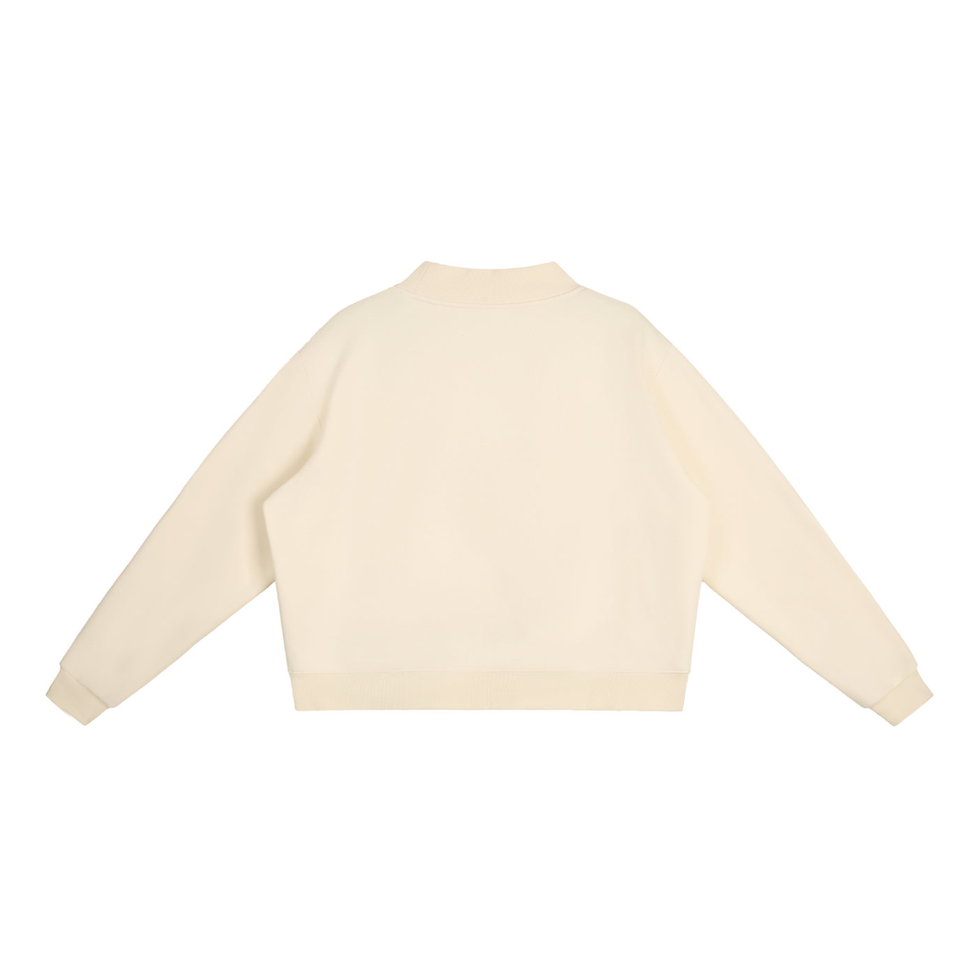 Collegiate Hawks Fleece Mock-Neck Crew Sweatshirt