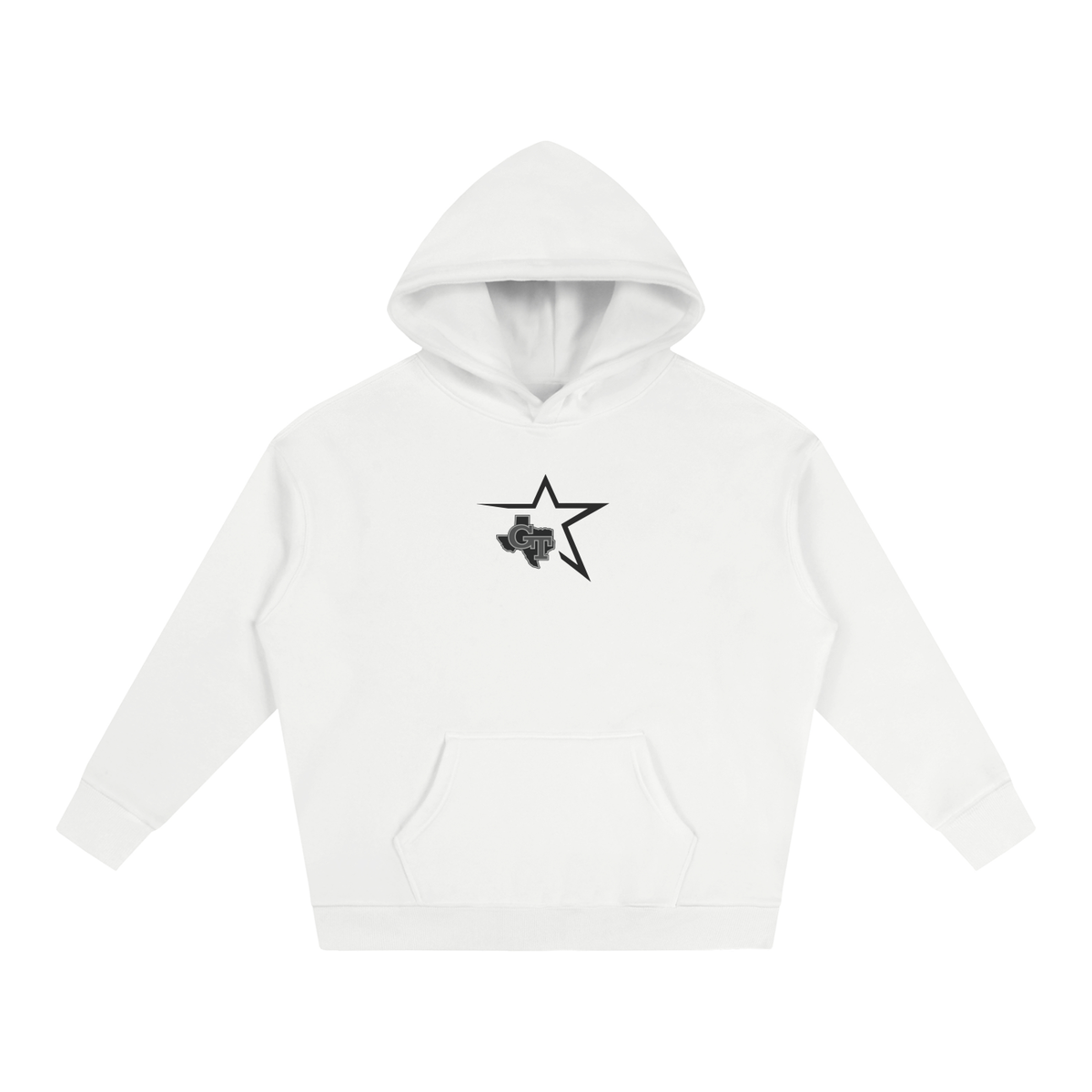 Vector Star Front Gunter Oversize Fleeced Hoodie