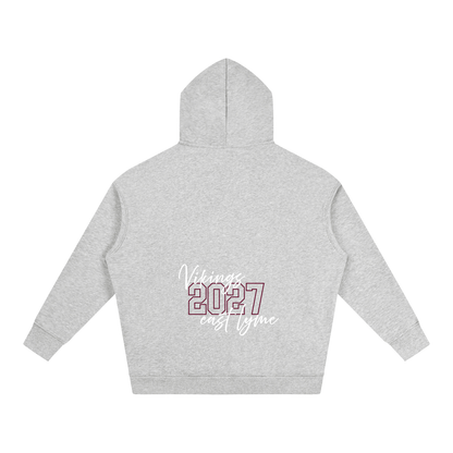 Cursive Front East Lyme Oversize Fleeced Hoodie