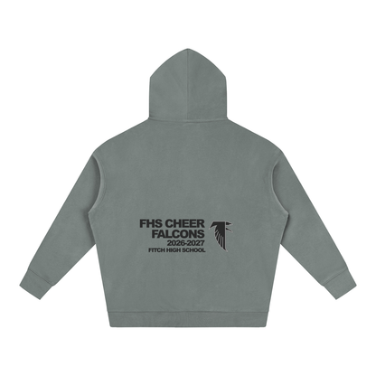 Vector Star Front Fitch Oversize Fleeced Hoodie