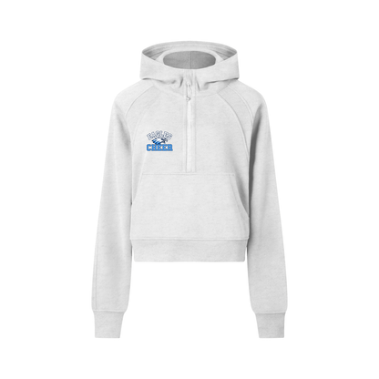 Cropped Half-Zip Hoodie