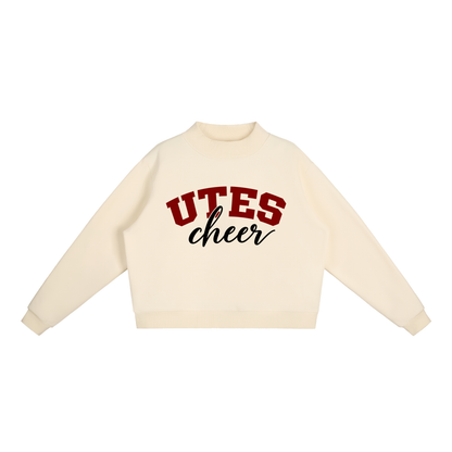 Classic Utes Essential Fleece Mock-Neck Crew Sweatshirt