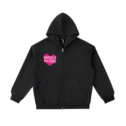 DU Heart Heavyweight Pocket Hoodie