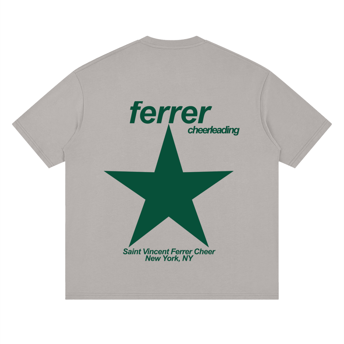 Big Star St Vincent Ferrer Streetwear Loose Drop Shoulder T-Shirt