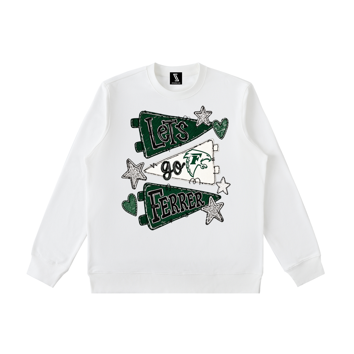 Lets Go St Vincent Ferrer Essential Heavyweight Crewneck Sweatshirt