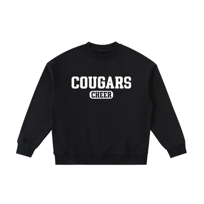 Old School Cardinal Mooney Essential Fleece Kids' Crewneck Sweatshirt