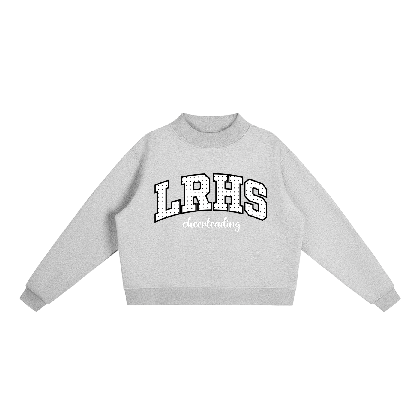 Essential Fleece Mock-Neck Crew Sweatshirt