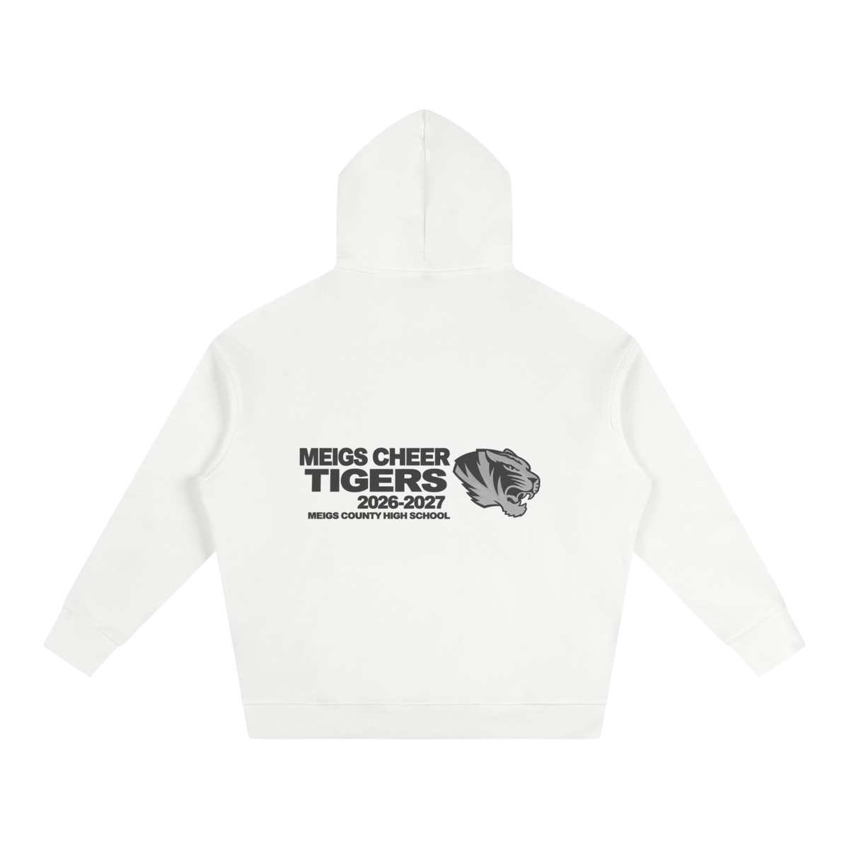 Vector Star Front Meigs County Oversize Fleeced Hoodie