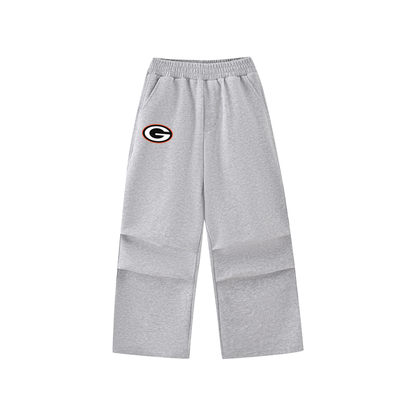 Mascot Green Bulldogs Essential Kids' Straight-Leg Sweatpants
