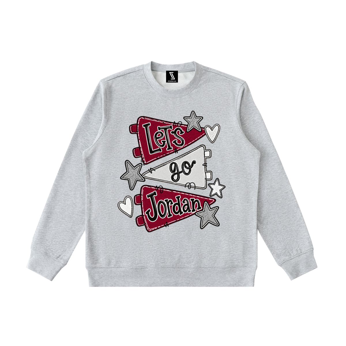 Lets Go Jordan Essential Heavyweight Crewneck Sweatshirt