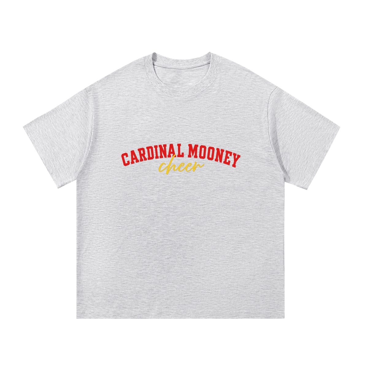 Cursive Cardinal Mooney Essential Oversized Cotton T-Shirt