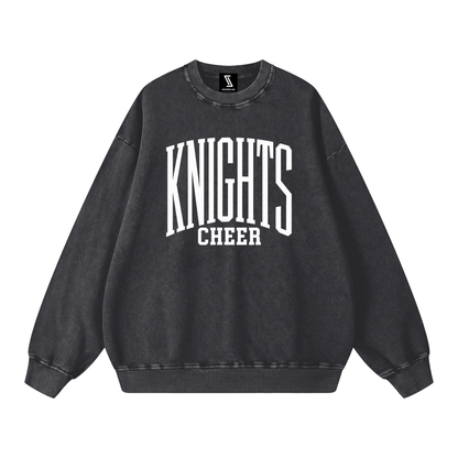 Basic 3 Nolensville Snow Washed Oversized Sweatshirt